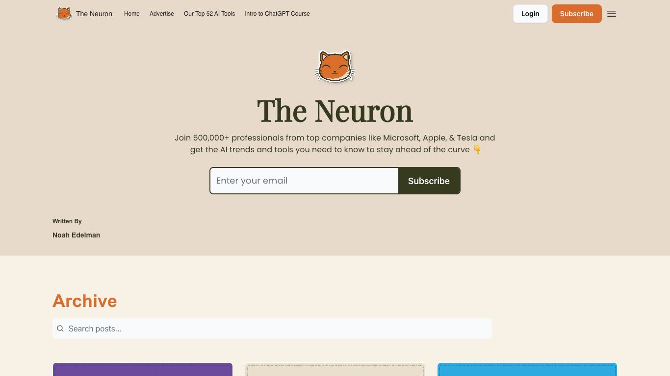 The Neuron - Daily AI Updates with Personality