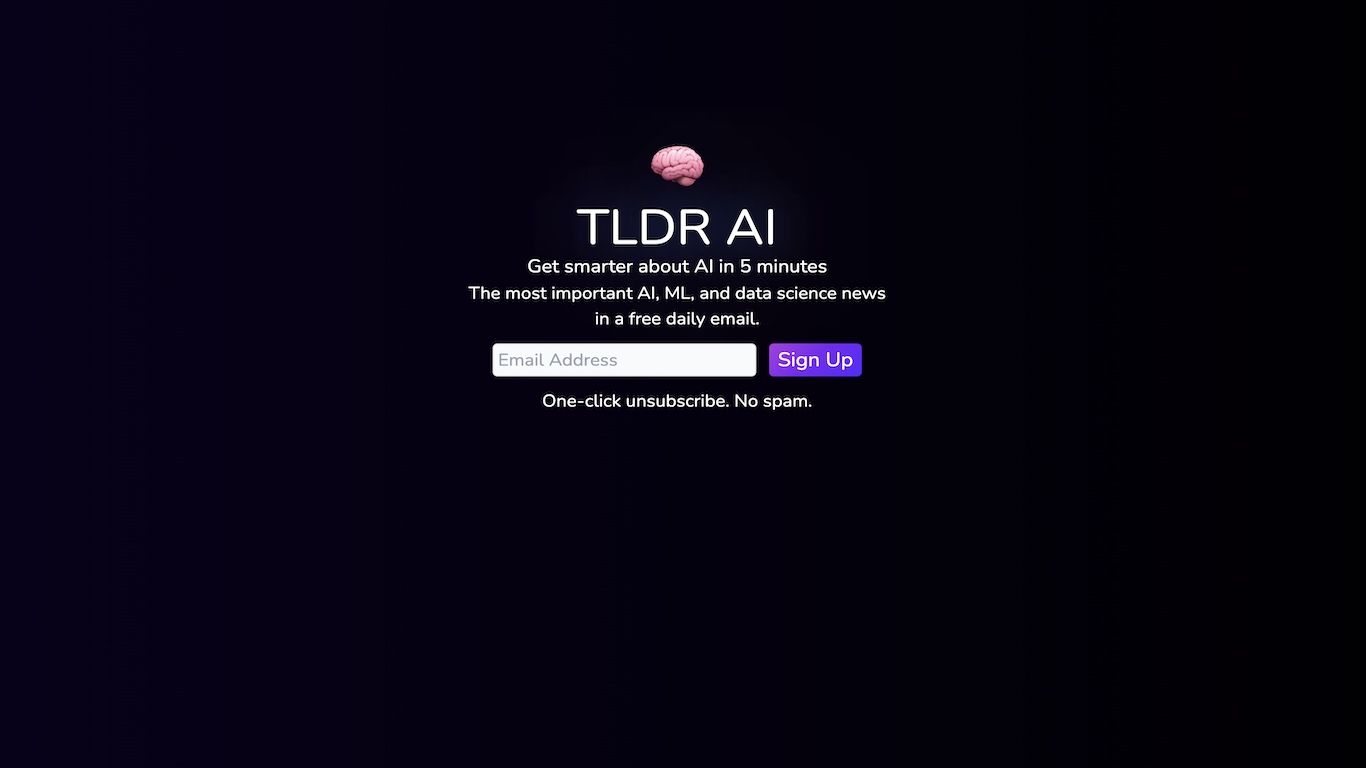 TLDR AI - Simplified Technical AI Updates